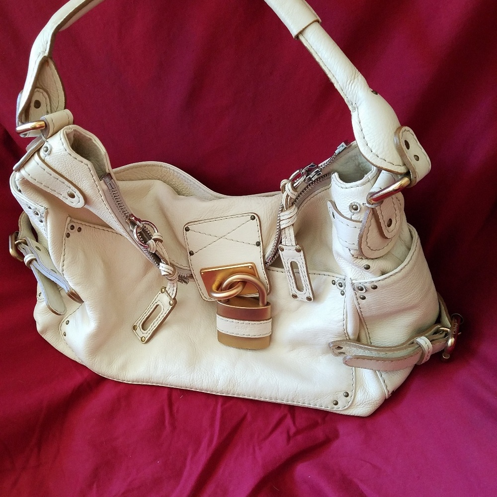 Authentic Chloe Paddington. Rare18 x 10 Ivory